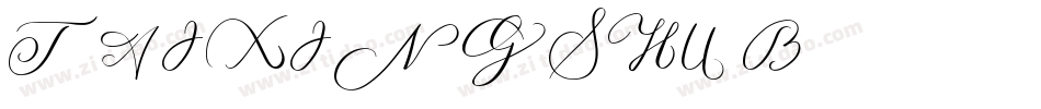 taixingshu B字体转换